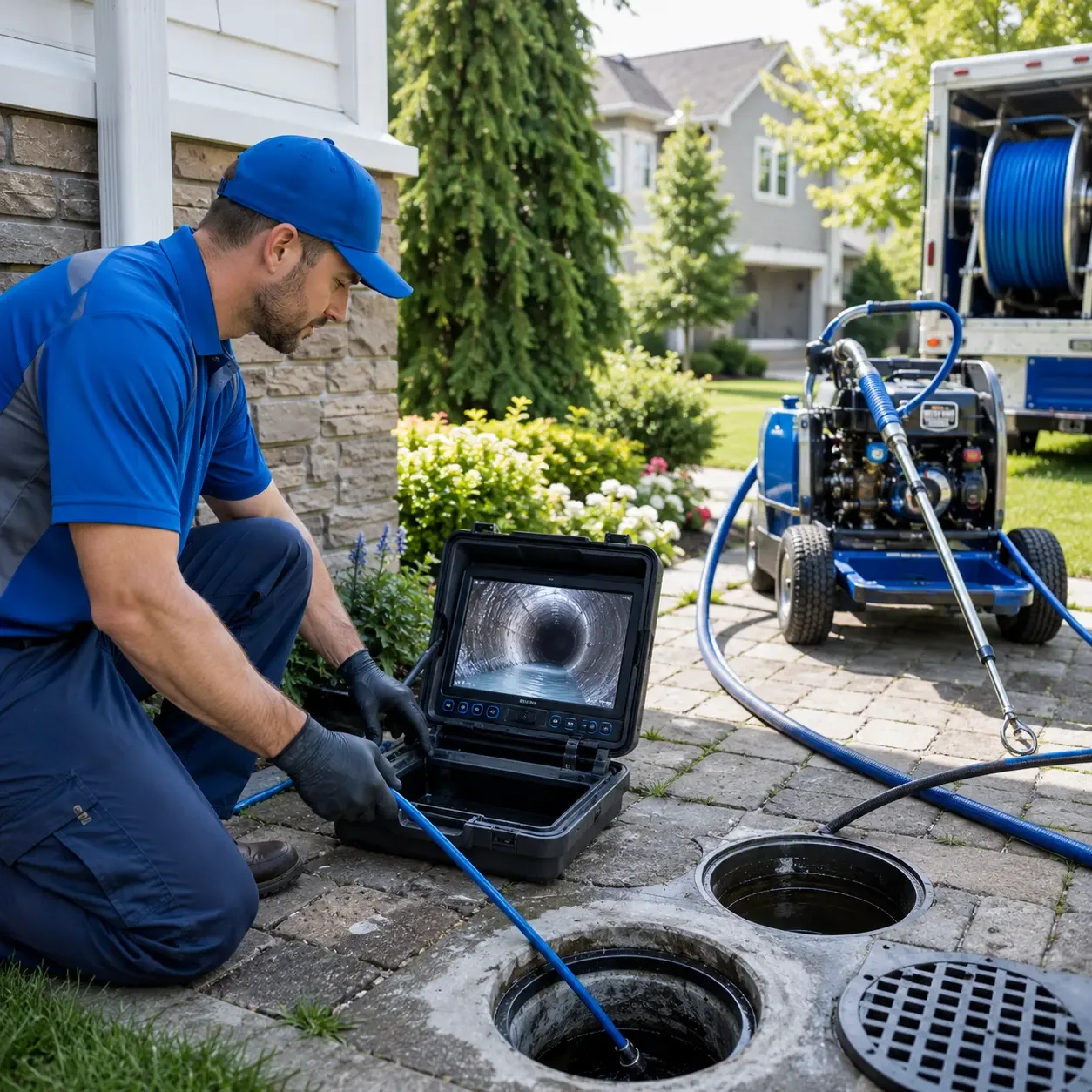 Outdoor drain cleaning professionals serving Connelly Springs, NC